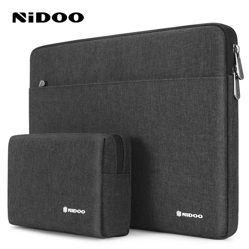 Laptop Accessories Pouch - NIDOO Waterproof Laptop Sleeve Bag 13
