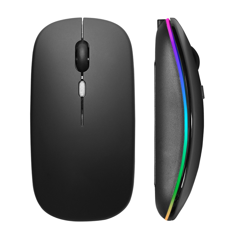 Laptop Accessories Mouse - Wireless Mouse RGB Rechargeable USB 2.4GHz