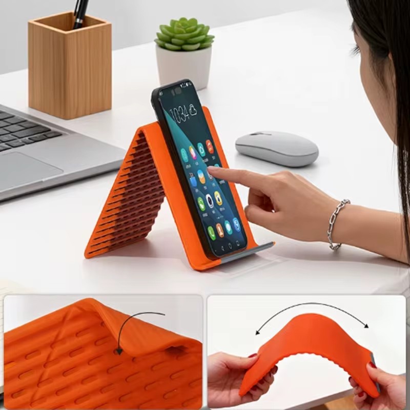 Laptop Stand Portable - Flexible Foldable Silicone Phone Holder Portable