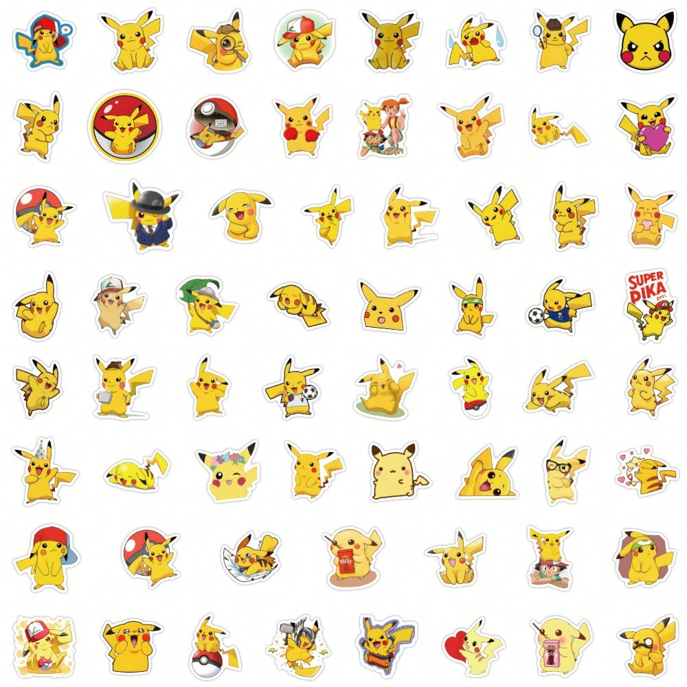 60/100pcs Neon Light Anime Pok - Laptop Accessories Toy 评论和价格