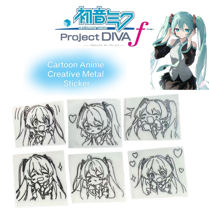 Hatsune Miku cartoon anime cha - Laptop Accessories Decoration 评论和价格
