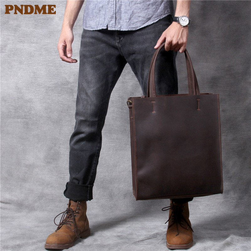 Vintage genuine leather men ha - Laptop Accessories Box 评论和价格