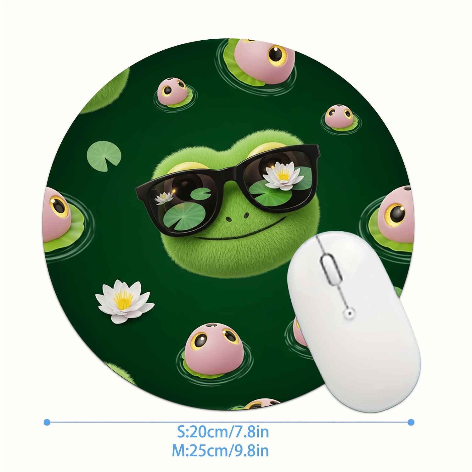 Adorable Frog with Lotus Patte - Laptop Accessories Design 评论和价格