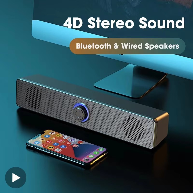 Music Soundbar Computer Caixa  - Laptop Stand Portable 评论和价格