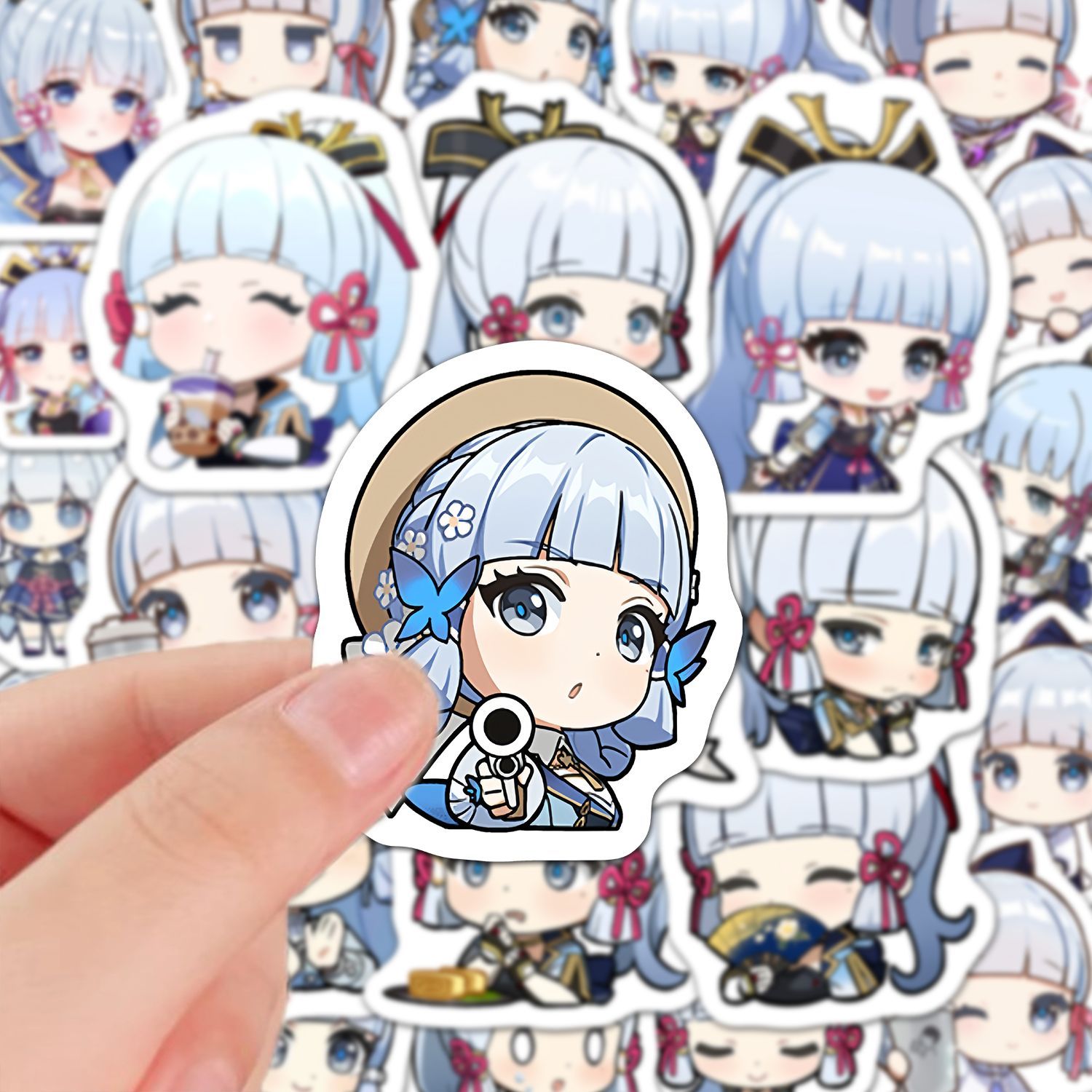 Kamisato Ayaka 60Pcs Genshin I - Laptop Accessories Decoration 评论和价格