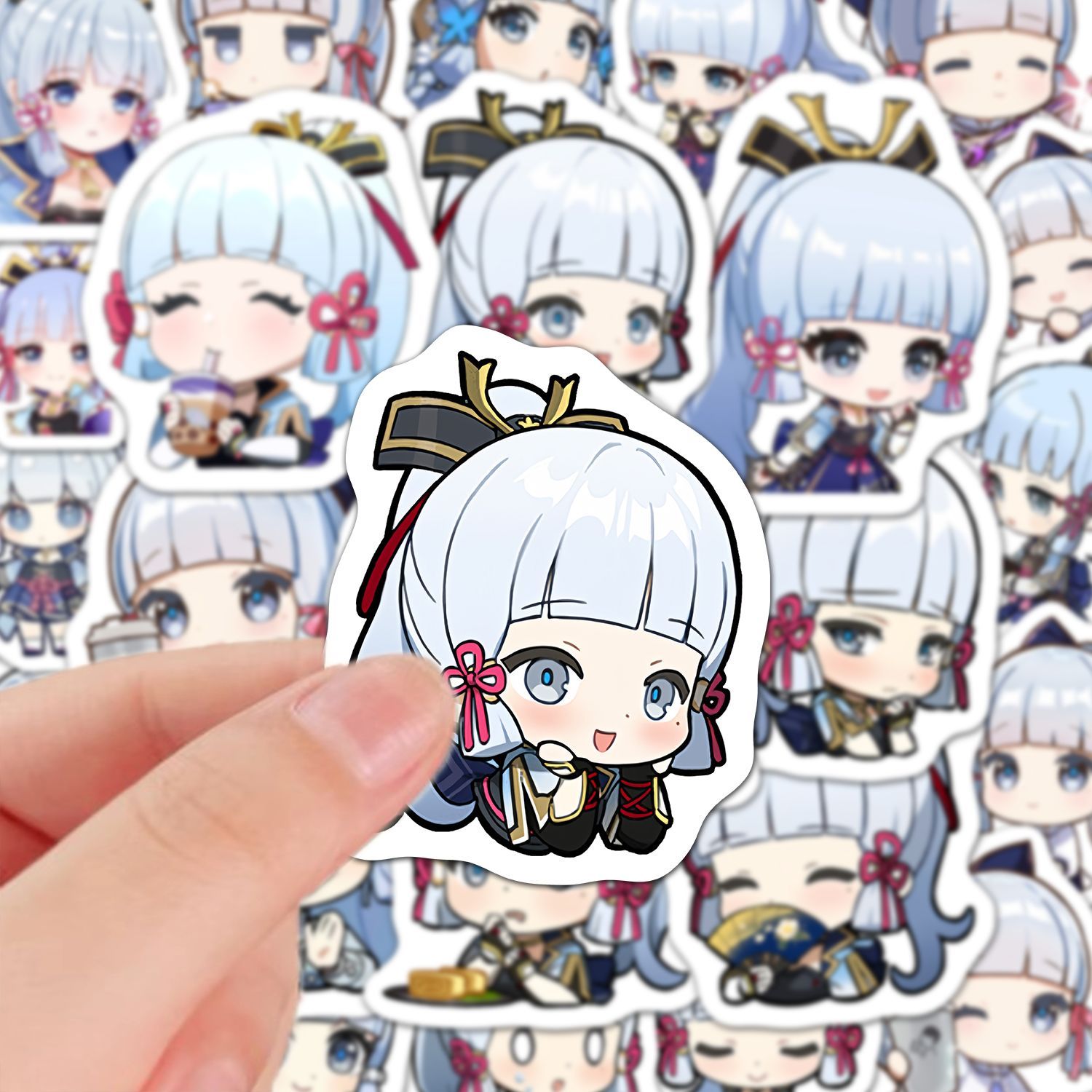 Kamisato Ayaka 60Pcs Genshin I - Laptop Accessories Decoration 评论和价格