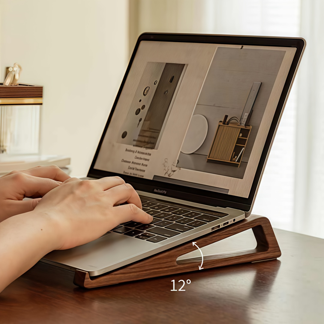 Portable Foldable Wooden Lapto - Laptop Accessories Design 评论和价格