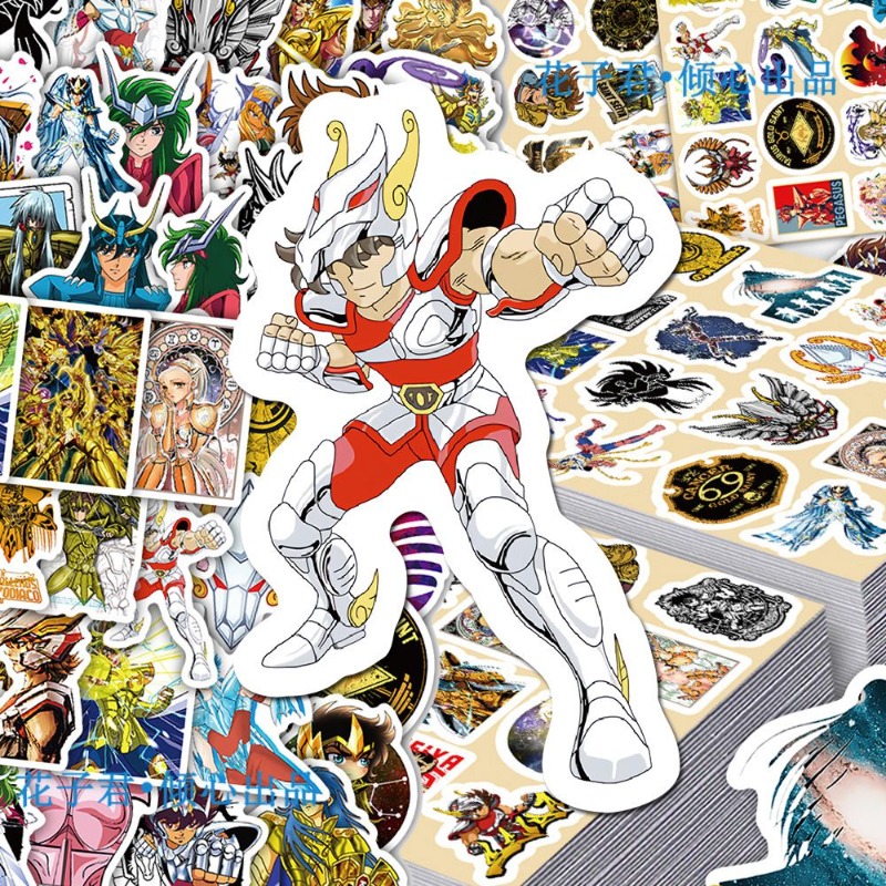 101Pcs Saint Seiya Anime Stick - Laptop Accessories Decoration 评论和价格