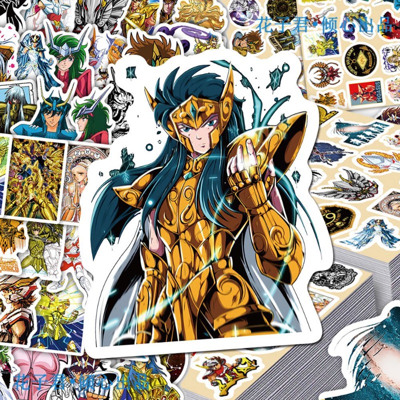 101Pcs Saint Seiya Anime Stick - Laptop Accessories Decoration 评论和价格