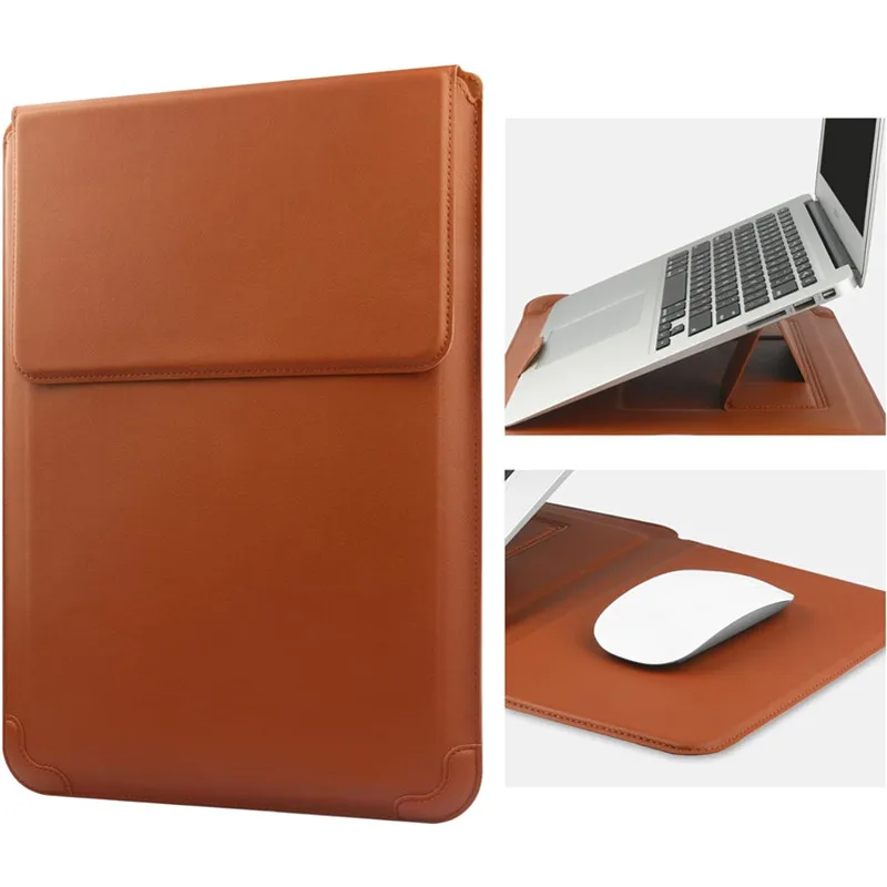Portable Leather Laptop Sleeve - Laptop Accessories Pouch 评论和价格