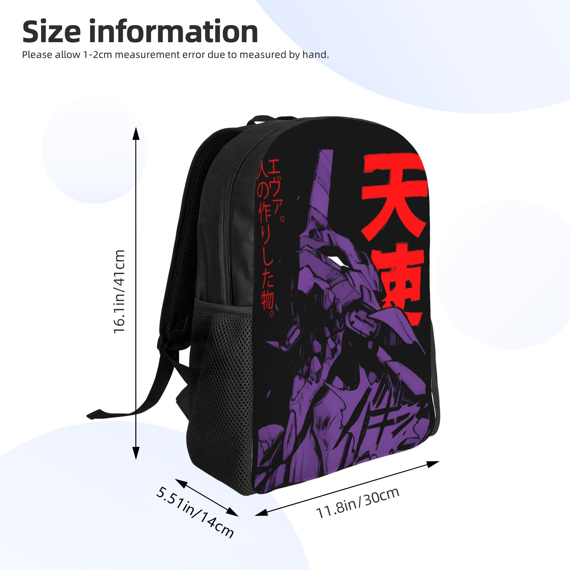Custom E-Evangelions Backpack  - Laptop Accessories Bag For Men 评论和价格
