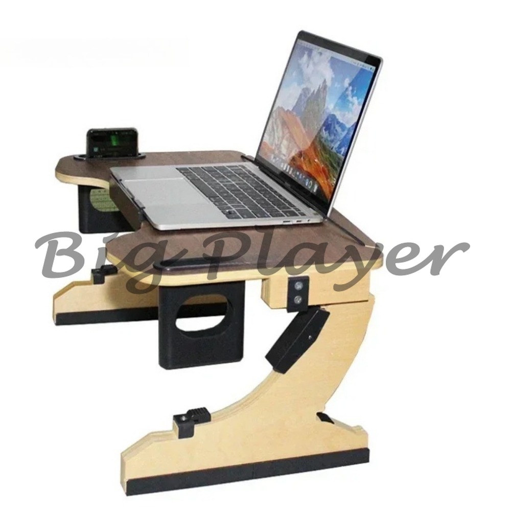Multifunctional Wooden Foldabl - Laptop Stand Portable 评论和价格