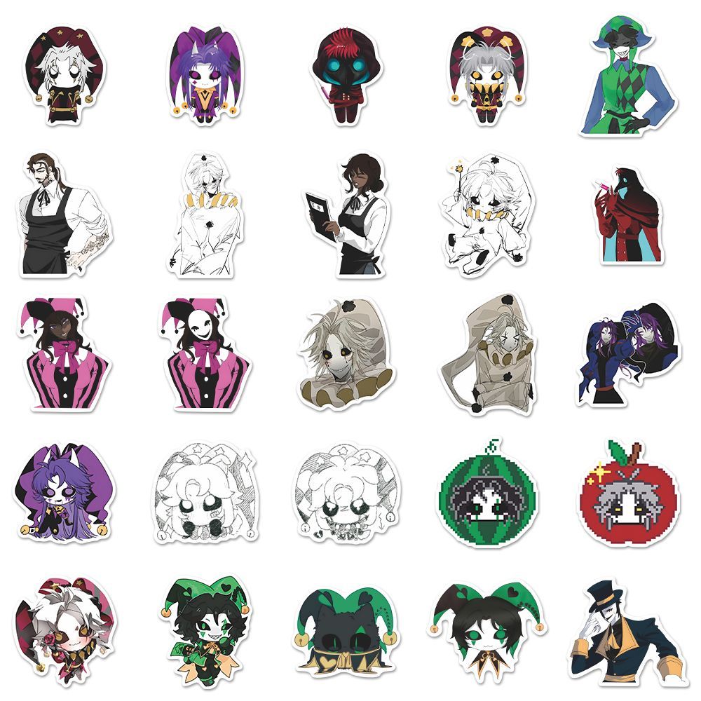 73PCS The Freak Circus Pierrot - Laptop Accessories Decoration 评论和价格