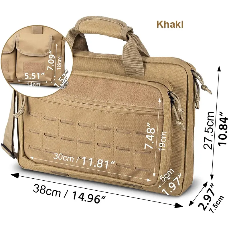 Lockable Tactical Gun Bag with - Laptop Accessories Box 评论和价格