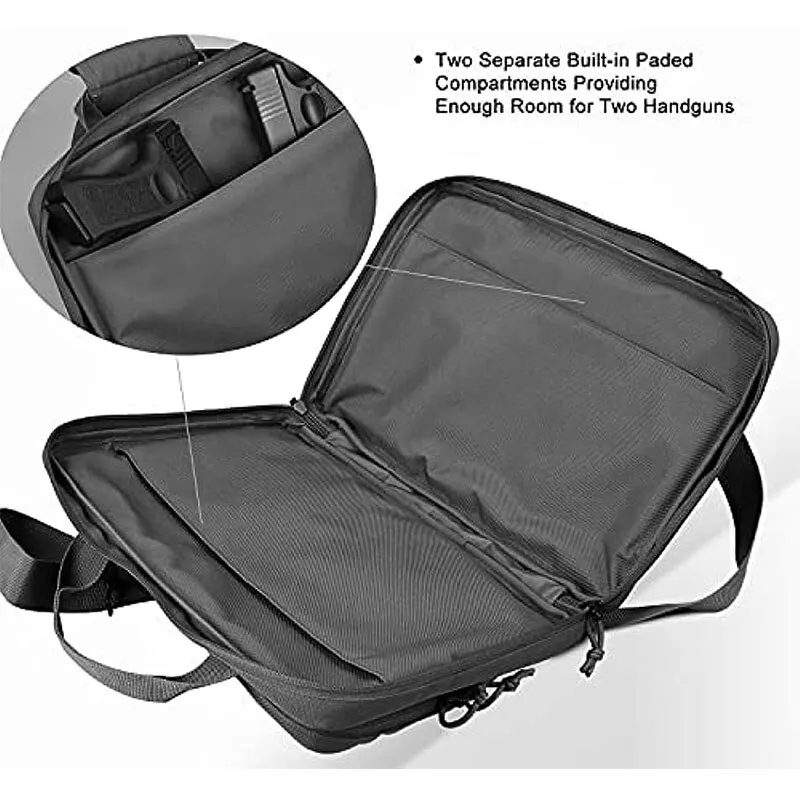 Lockable Tactical Gun Bag with - Laptop Accessories Box 评论和价格