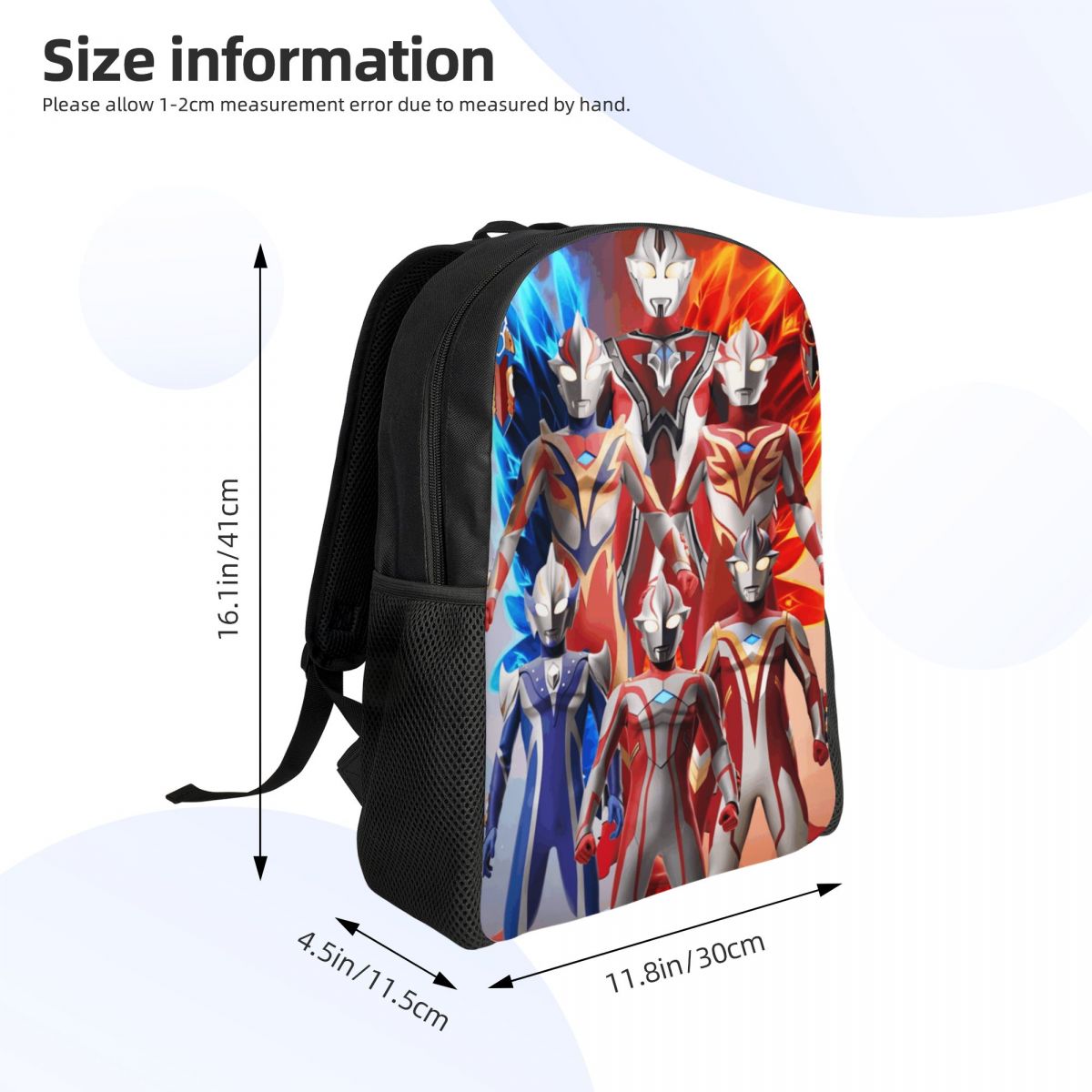 3D Print Cartoon U-Ultramanes  - Laptop Accessories Bag For Men 评论和价格