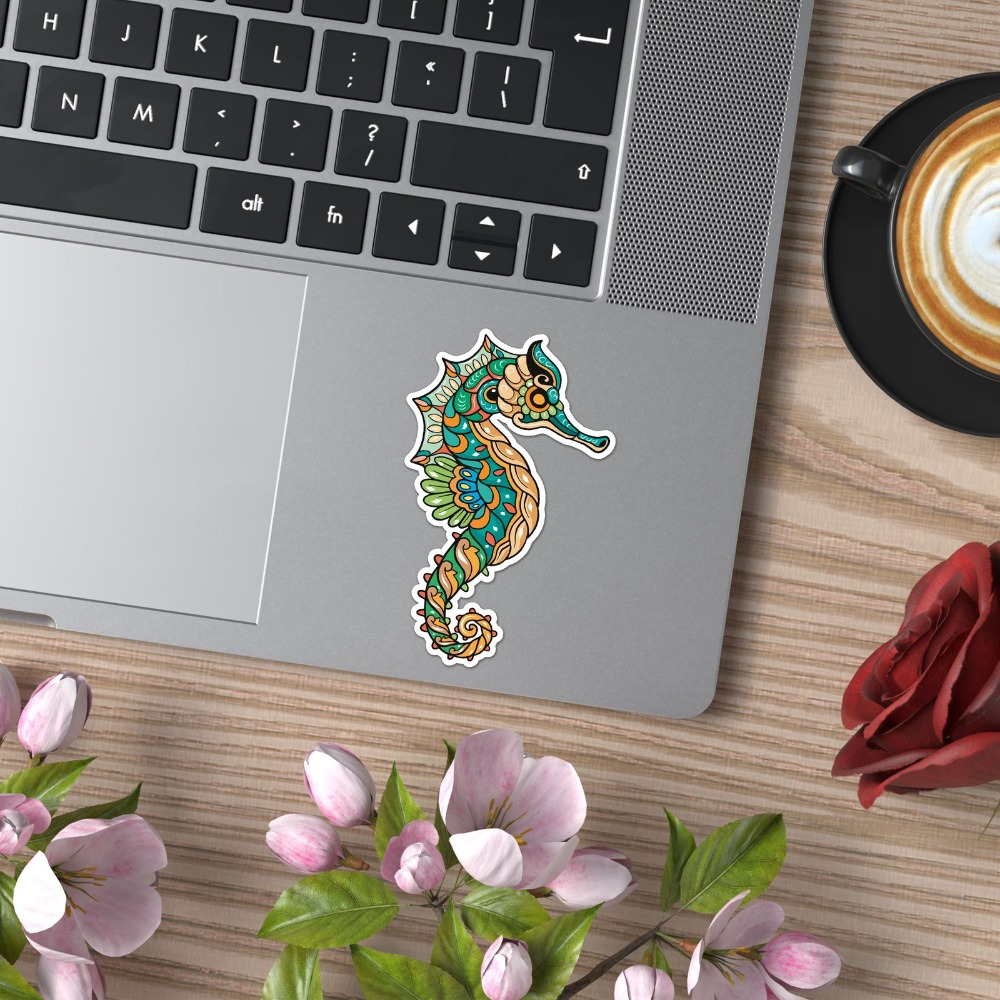 Colorful Seahorse Design Funny - Laptop Accessories Design 评论和价格