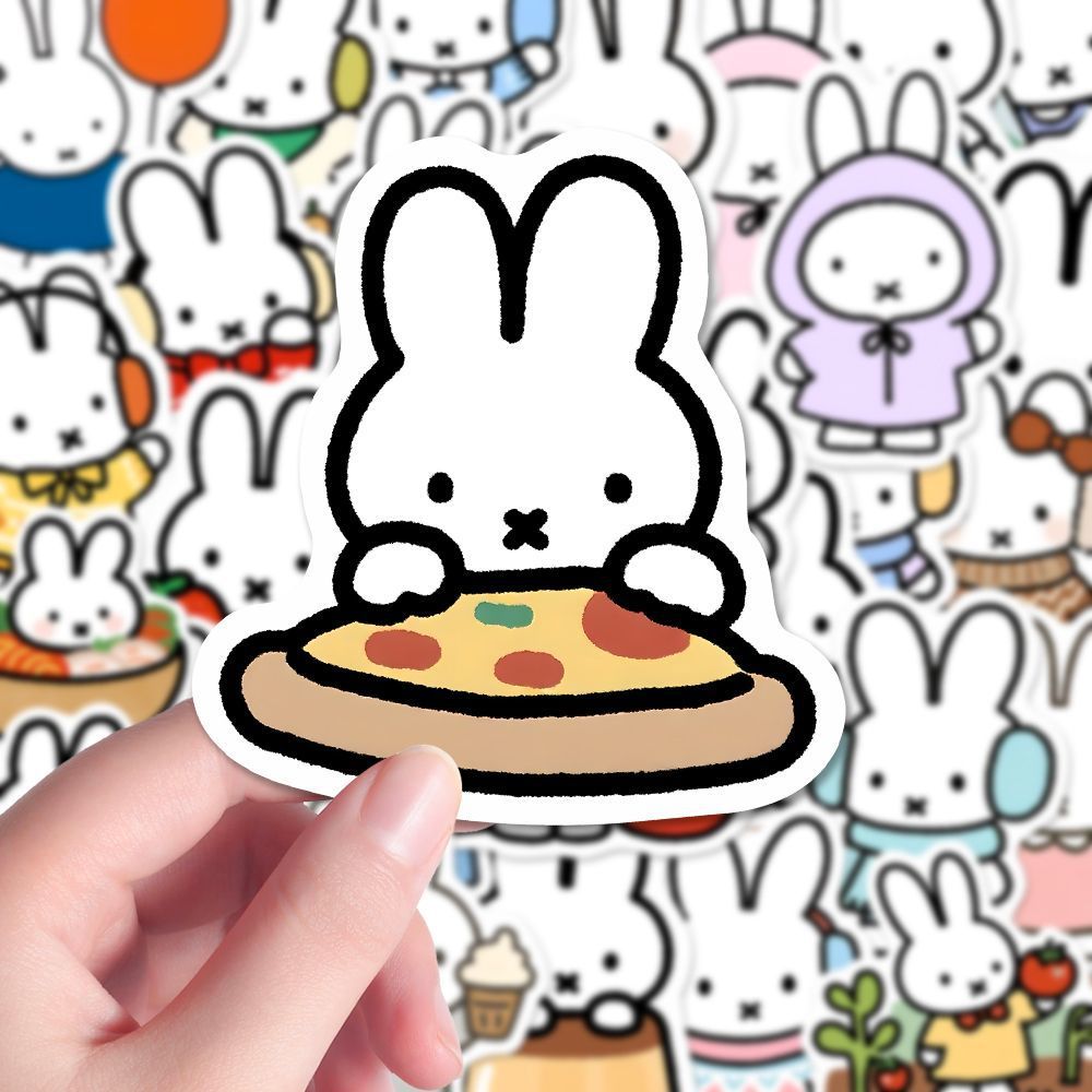 Miffy sticker cute cartoon sti - Laptop Accessories Design 评论和价格