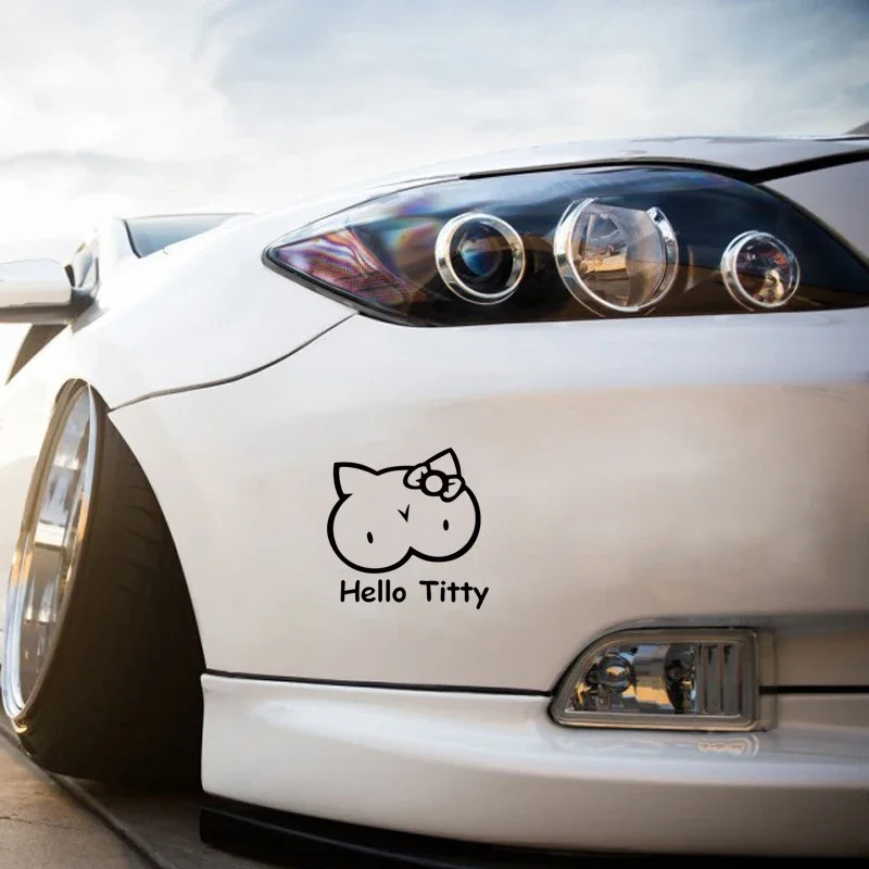 Cute kitten design car window  - Laptop Accessories Design 评论和价格
