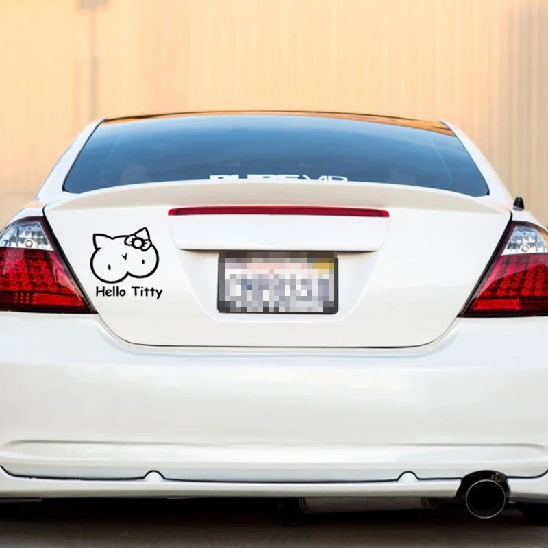 Cute kitten design car window  - Laptop Accessories Design 评论和价格