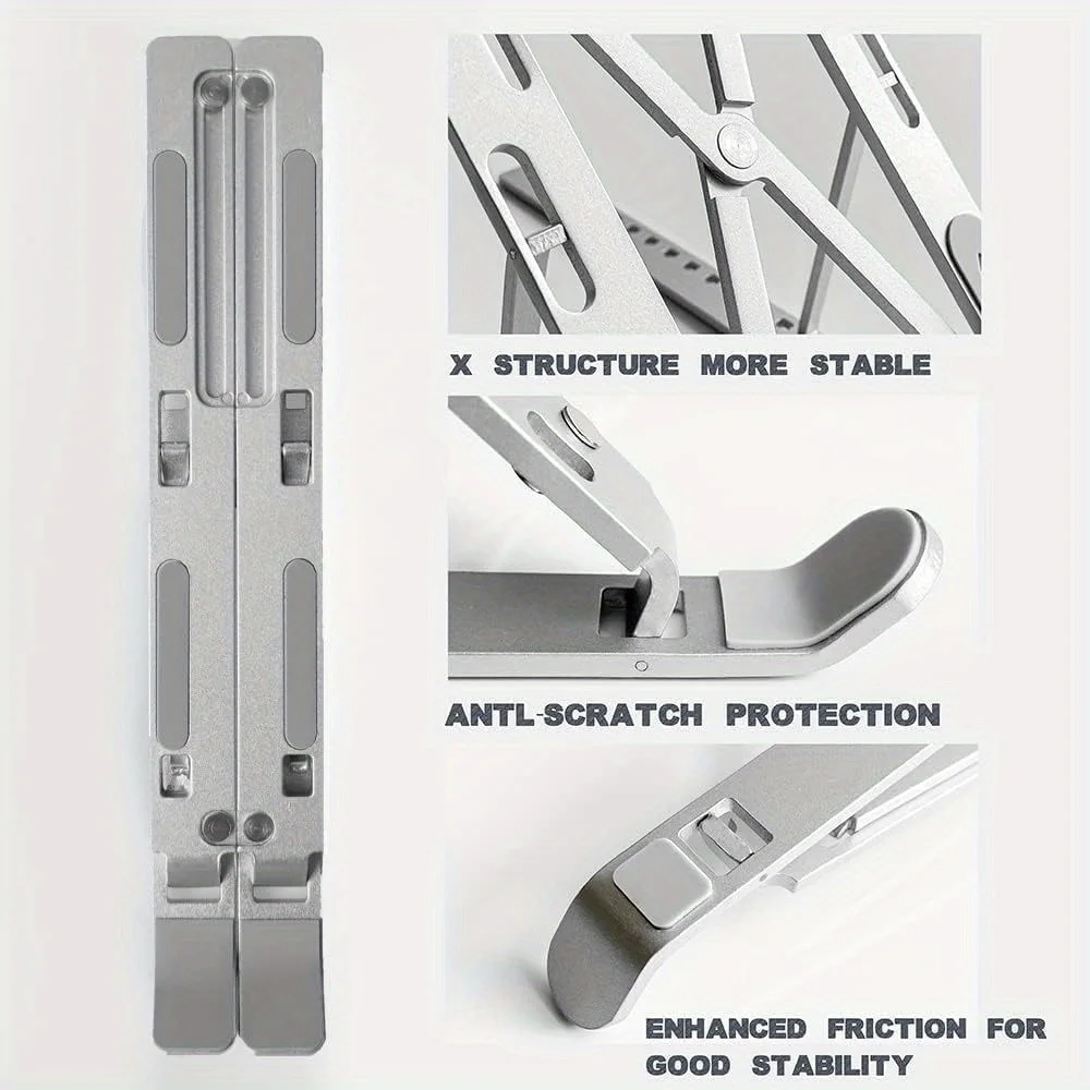 Adjustable Aluminum Laptop Sta - Laptop Stand Portable 评论和价格