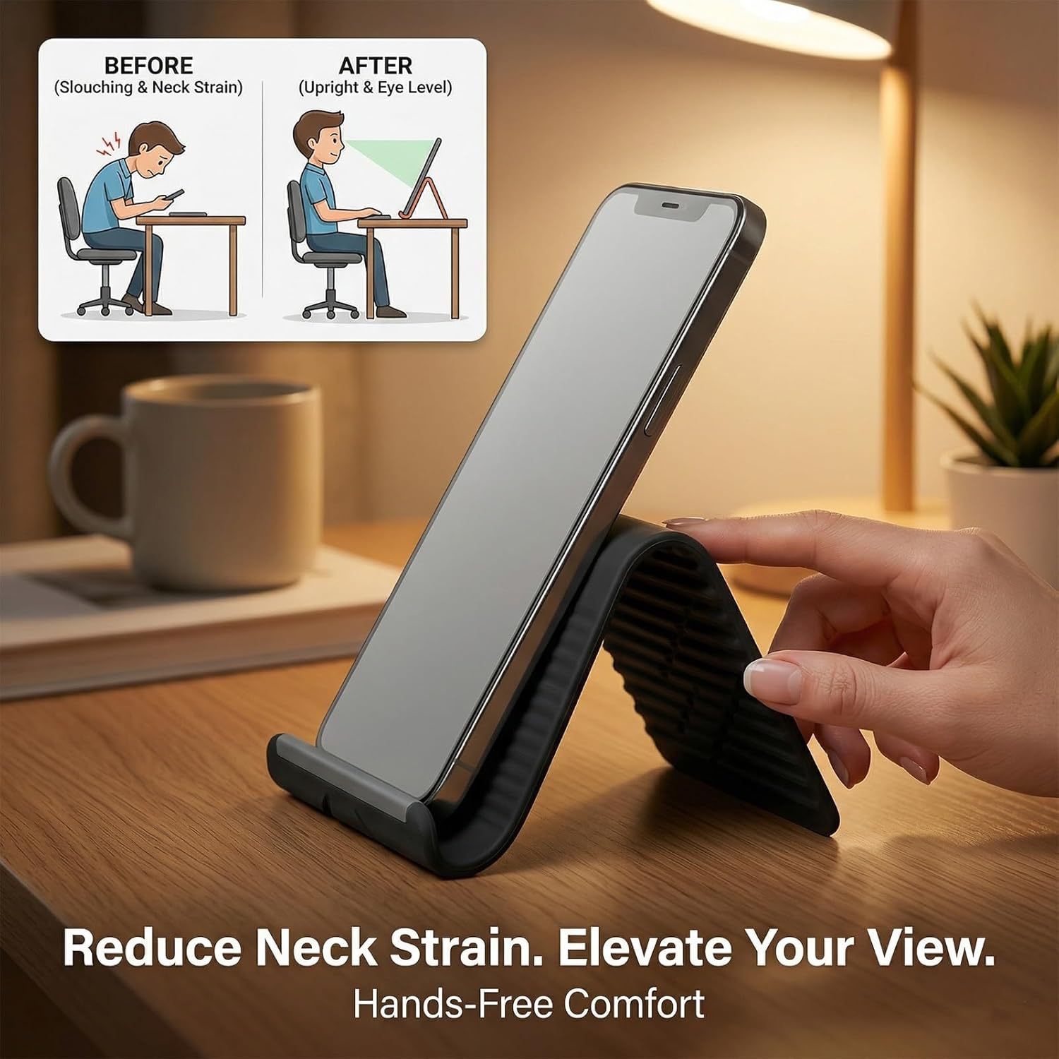 Flexible Foldable Silicone Pho - Laptop Stand Portable 评论和价格