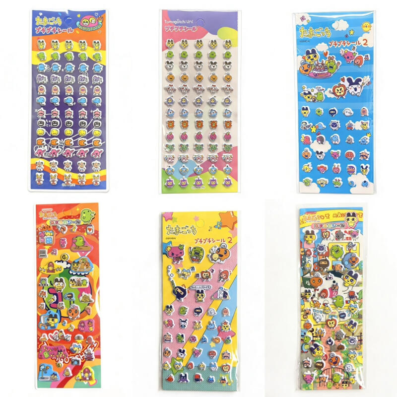 6Pcs Tamagotchi Cartoon Bubble - Laptop Accessories Decoration 评论和价格