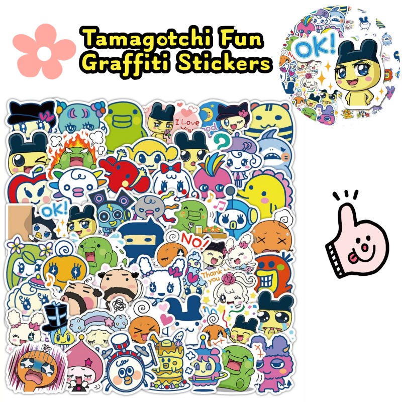 Japanese Tamagotchi Stickers E - Laptop Accessories Toy 评论和价格