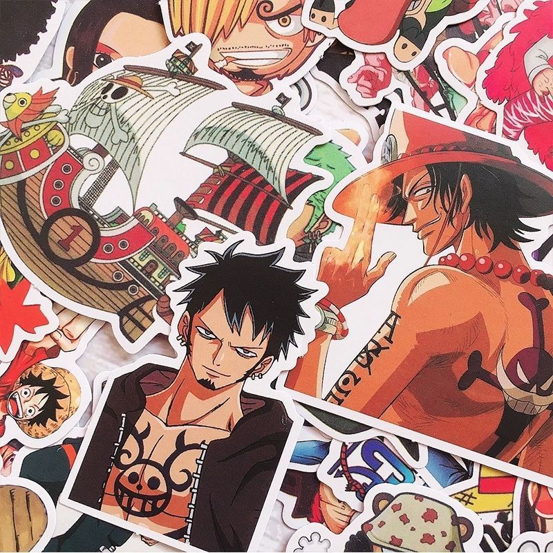 120 Pcs Unique Cute One Piece  - Laptop Accessories Decoration 评论和价格