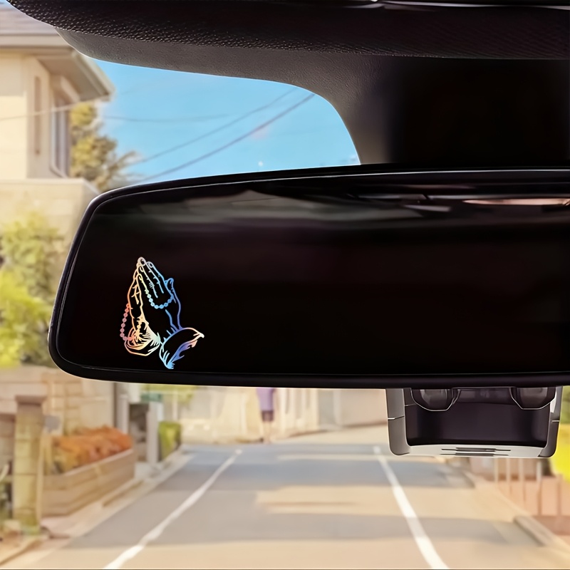 2D Flat Praying Hands Vinyl Re - Laptop Accessories Decoration 评论和价格