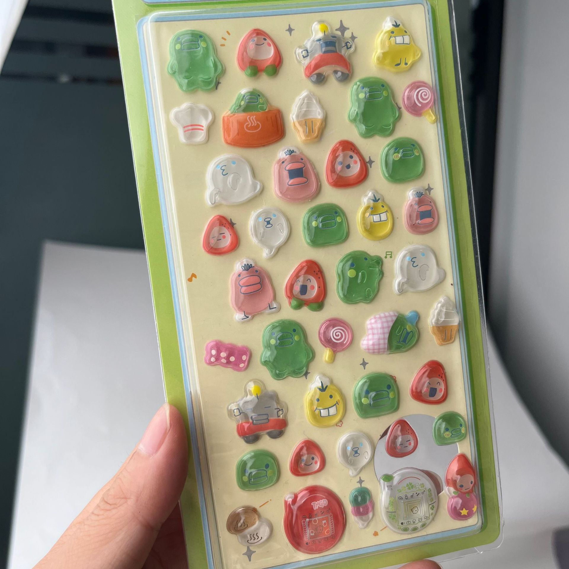 Cute Tamagotchi 3D Puffy Stick - Laptop Accessories Toy 评论和价格
