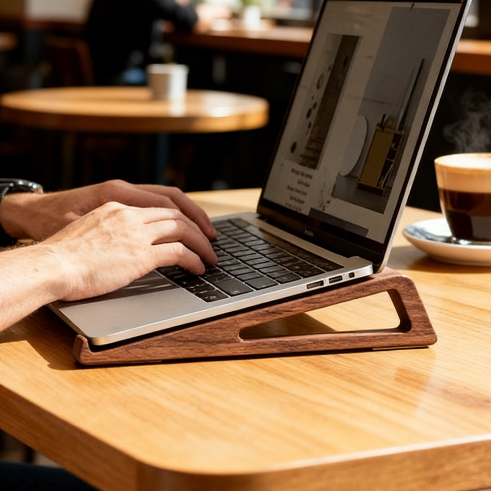 Portable Foldable Wooden Lapto - Laptop Accessories Design 评论和价格