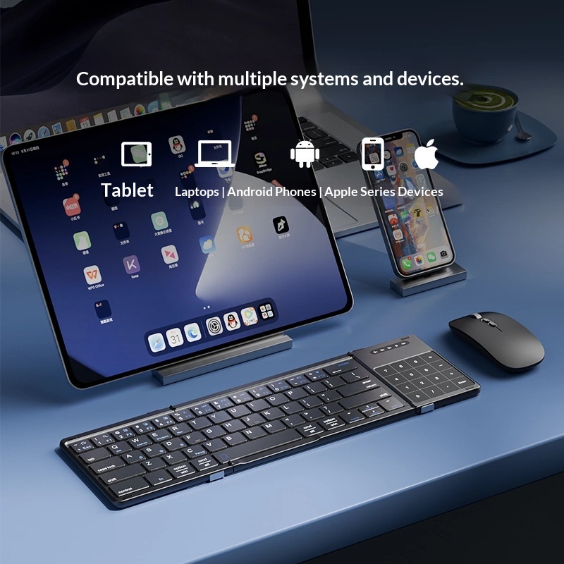 Mengzu Tri Fold Wireless Bluet - Laptop Accessories Toy 评论和价格