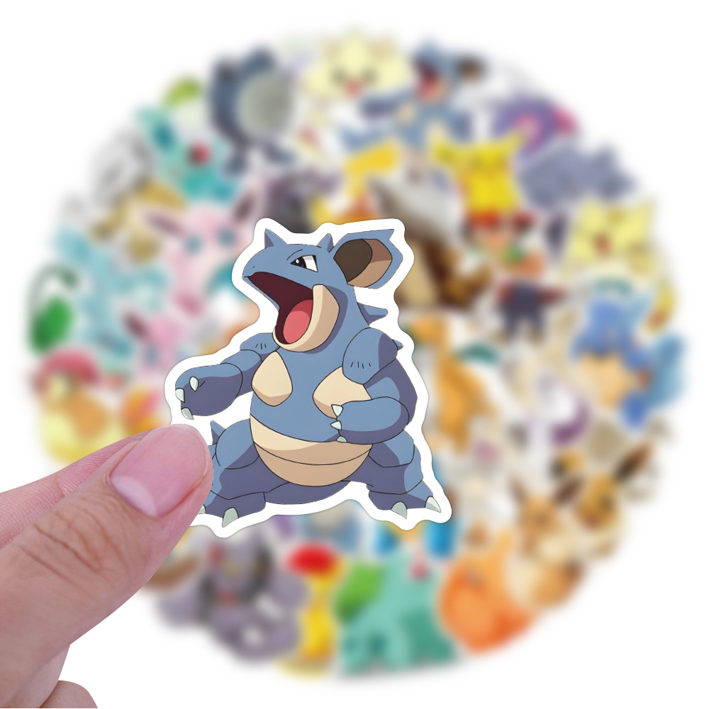 50/60pcs Cute Cartoon Anime Po - Laptop Accessories Toy 评论和价格