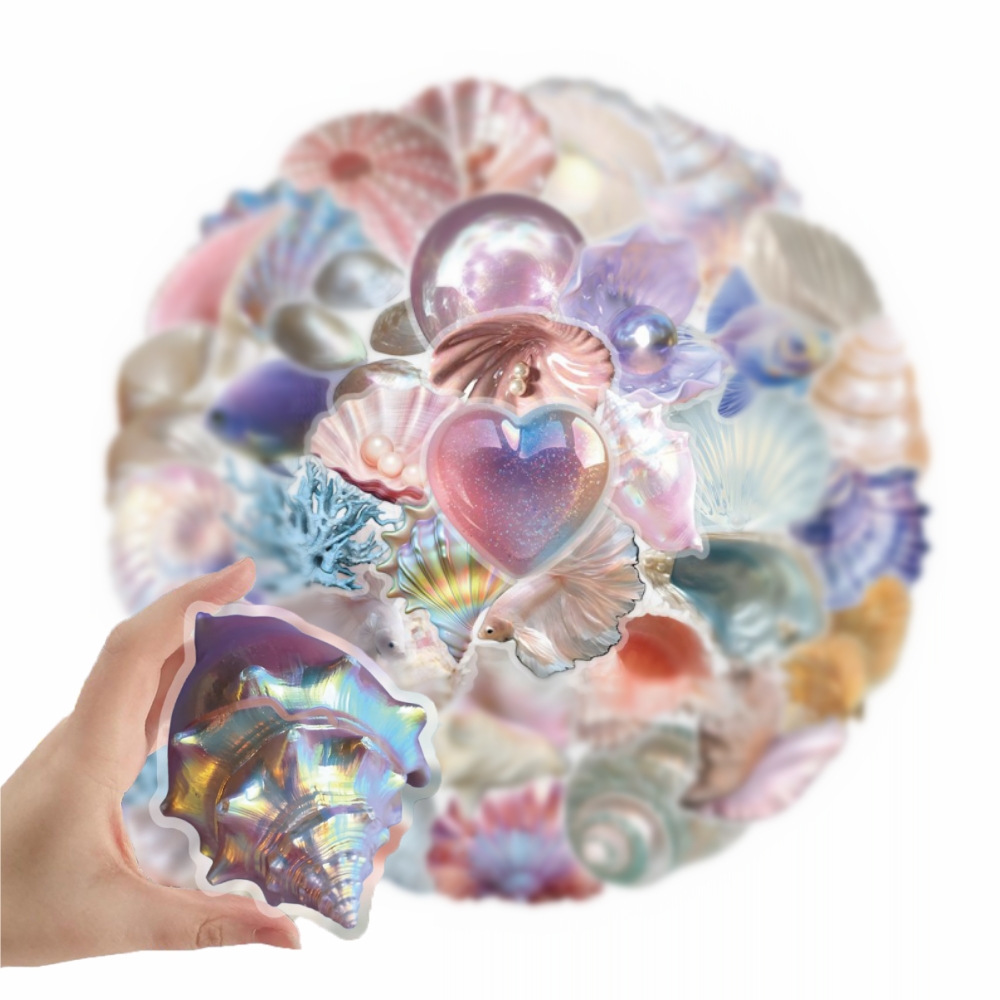 50pcs Cartoon Shell Graffiti S - Laptop Accessories Decoration 评论和价格
