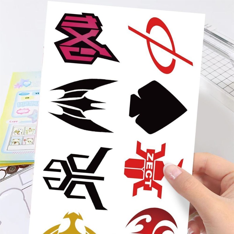 60 Sheets Kamen Rider Logo Sti - Laptop Accessories Decoration 评论和价格
