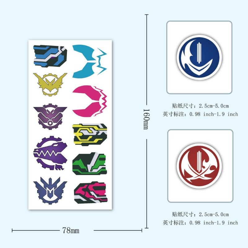 60 Sheets Kamen Rider Logo Sti - Laptop Accessories Decoration 评论和价格